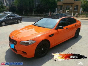 動感前衛 寶馬535Li改裝M5套件、貼膜換色與冷藏車風格融合的獨特魅力